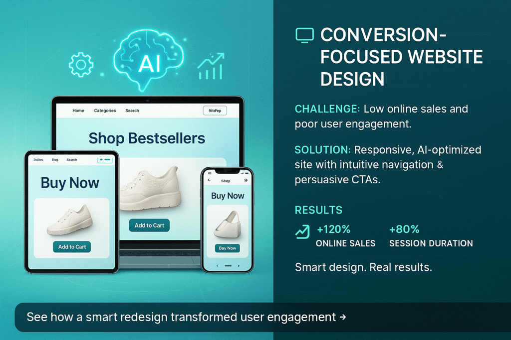 E-Commerce Brand – Conversion-Focused Website